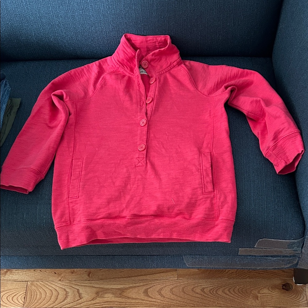 J. Crew Hot Pink V-Neck Pullover Sweater